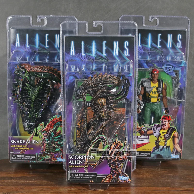NECA Aliens Series 13 Apone / Snake Alien / Scorpion Alien 7