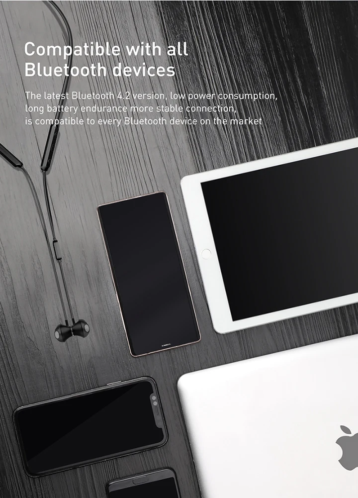 Baseus S11A Bluetooth наушники спортивные беспроводные наушники Bluetooth гарнитура для iPhone Xiaomi 9 huawei P30 pro