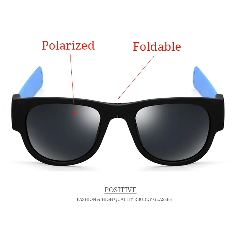 RBUDDY polarized sunglasses women brand designer 2017 Square Foldable Beach Sun glasses for men oculos de sol feminino UV400 | Аксессуары