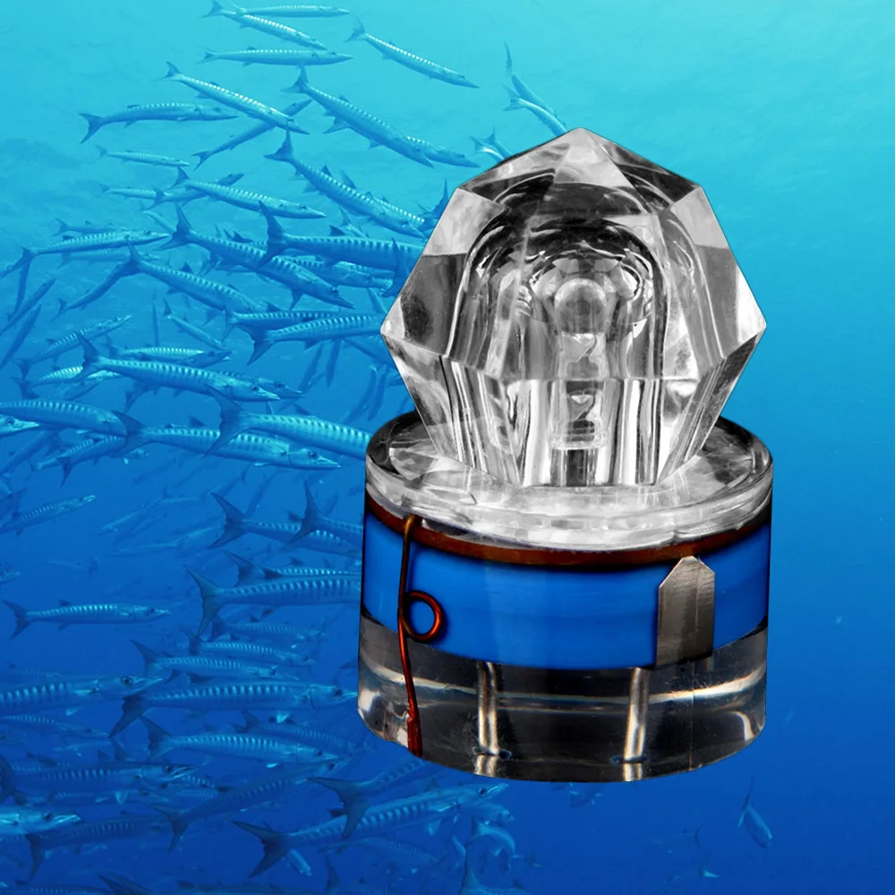 2018 Новый светодиодный глубокий Подводные Алмаз Рыбалка мигающий свет