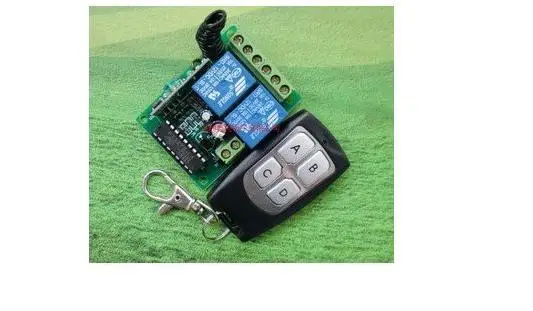 Ресивер и передатчик DC12V10A 2CH беспроводной Радиочастотный переключатель с