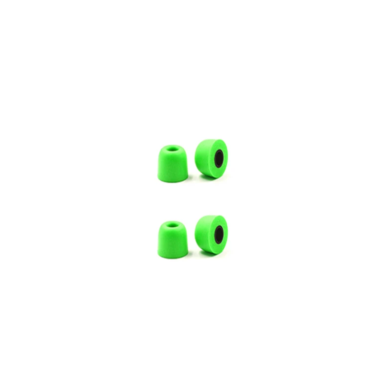 4Psc Green Наушники EKIND с эффектом памяти, вкладыши, вкладыши, губчатые наушники, накладки для ушей T400 для HUAWEI XIAOMI, спортивные наушники - Цвет: 4Psc Green