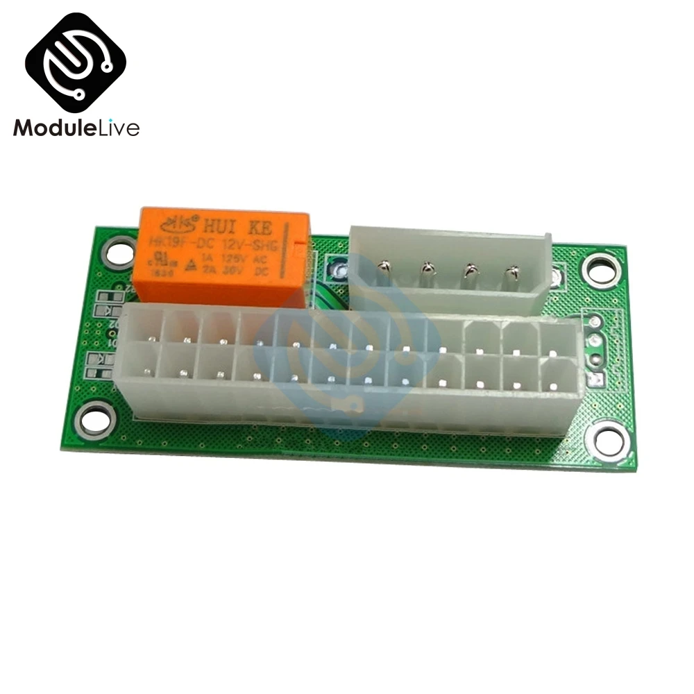 ATX 24Pin к Molex 4Pin Dual PSU источник питания синхронизация стартер удлинитель Кабель