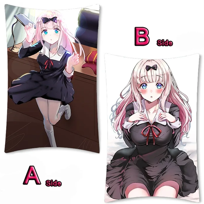06 Аниме Kaguya-sama: Love Is War Shinomiya Kaguya Fujiwara Chika Dakimakura длинная подушка для объятий Чехол Наволочка 2WAY 35x55 см - Цвет: 06