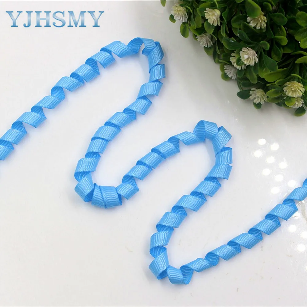 YJHSMY 178251 6 мм однотонная корсажная кудрявая лента для шпильки головные уборы