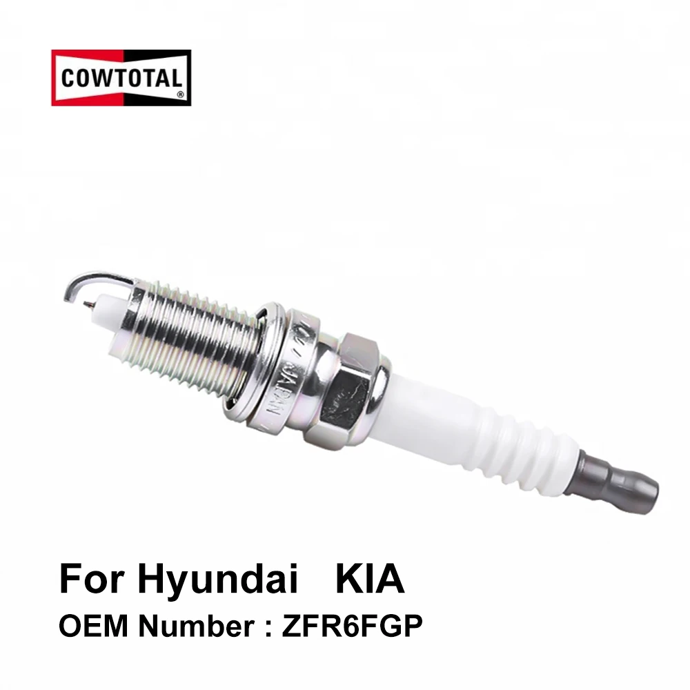 Cowtote иридиевая Свеча зажигания для Hyundai i20 i30 KIA Cee 'd Cerato ZFR6FGP (упаковка из 4)|Свечи и