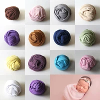 40160cm stretch wrap newborn photography props accessories baby boy girl soft elastic wrapsblanket multi colors swaddlings