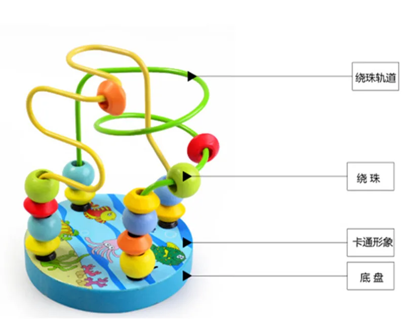 Обучающая игрушка для детей раннего возраста разноцветные деревянные игрушки