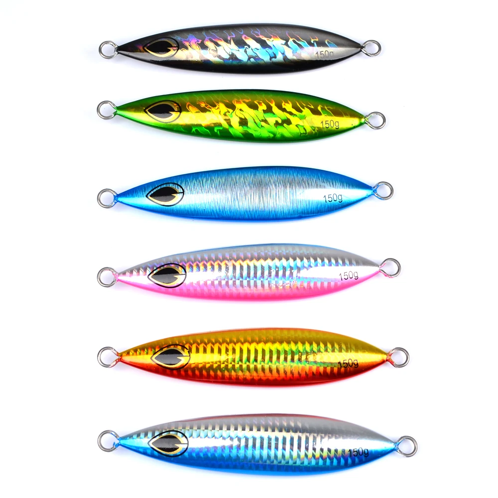 1 шт. 150 г 13 см Морская рыбалка жесткая металлическая приманка джиг воблер