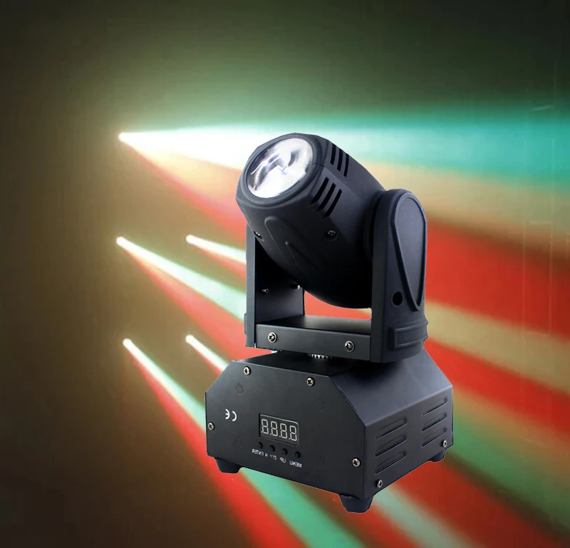 10 Вт Cree LED RGBW Луч движущийся головной свет мини led DMX луч света DJ диско Вечеринка