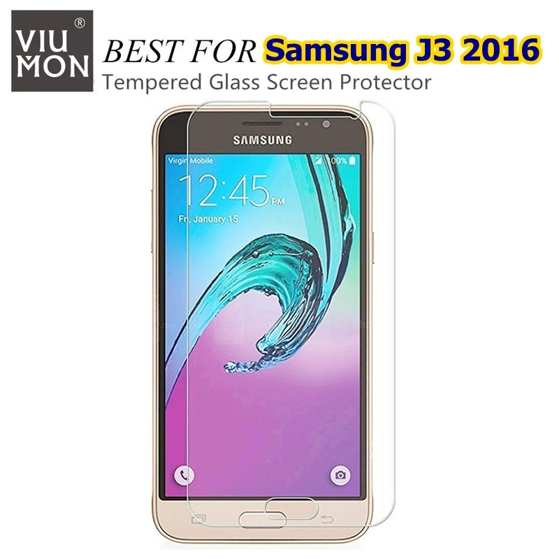 Премиум 9H 2.5D HD прозрачное закаленное стекло для Samsung J3 2016 защитная пленка на