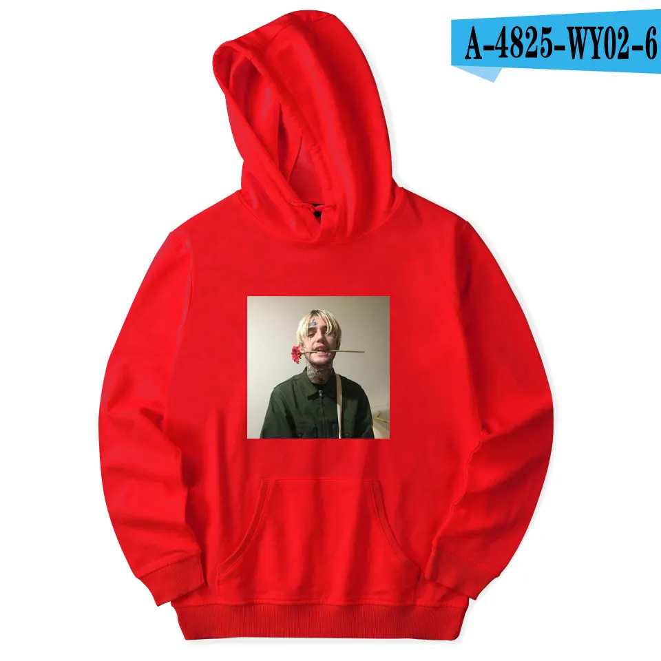 red Aikooki новые Lil Peep толстовки мужские/женские осенние модные толстовки крутые флисовые свободные Лидер продаж Lil Peep толстовки Homme - Цвет: red