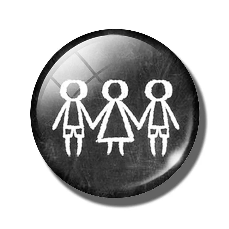 PACK OF 1 Любовь мама Цитата магнит на холодильник круглая стеклянная наклейка на холодильник Рождественское украшение для дома держатель для сообщений подарок для мамы - Цвет: PACK OF 1