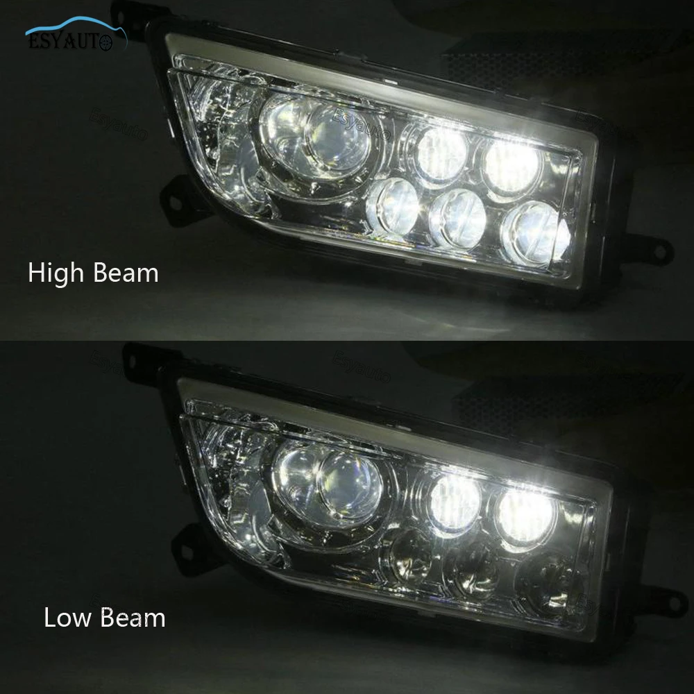 ESYAUTO Led Le/Ri аксессуары для фар головного света POLARIS RZR 800 800S 2007 2014 Polaris 4 2010 2014|headlight