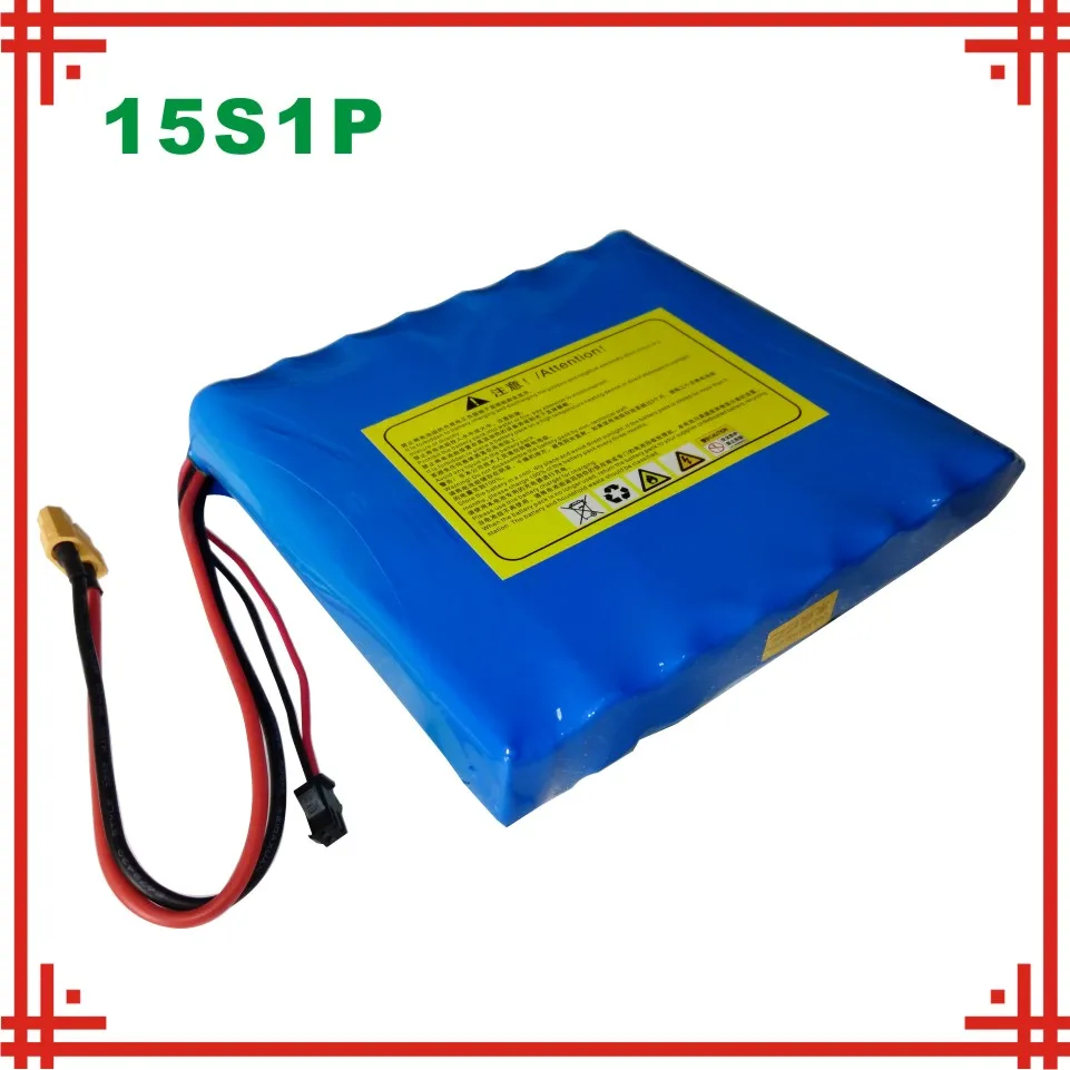 [Z091] 55 5 в/54 в 2600 мА/ч/144Wh XT60/ SM2P Литий ионный аккумулятор (15S1P) для ninebot one C +