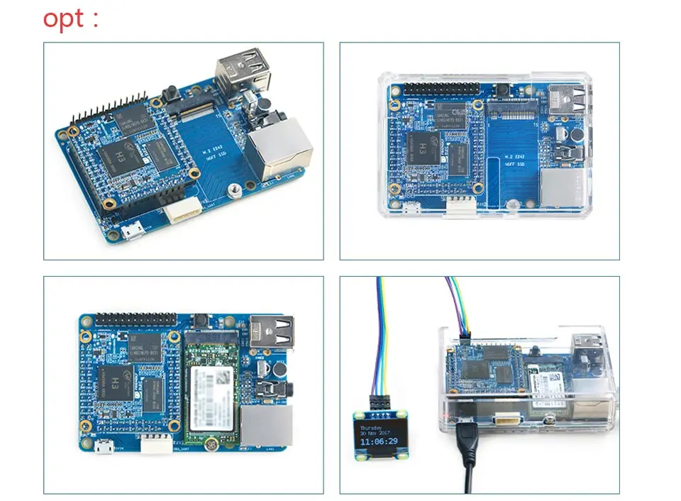 FriendlyELEC NanoPi NEO Core 256 МБ/512 МБ Allwinner H3, четырехъядерный Cortex-A7 UbuntuCore с Основной линией ядра 4. x. y