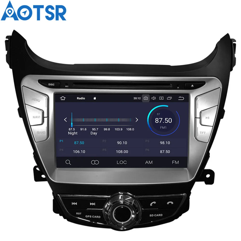 Система мультимедийная Автомобильная на Android 9 0 8 дюймов GPS-навигация для Hyundai
