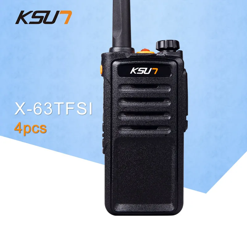 (4 шт.) черная рация UHF 400 470 МГц мини портативный трансивер двухсторонний