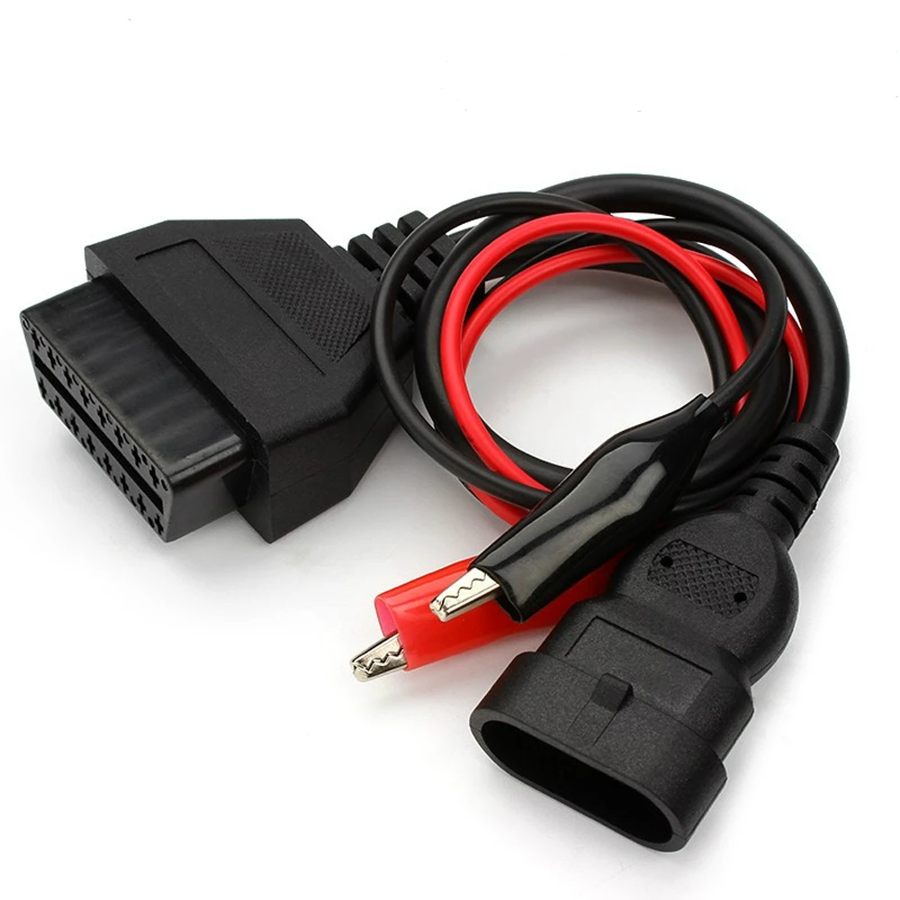 2018 автомобильный Стайлинг для Fiat 3Pin OBD1 к OBD2 3 Pin Alfa Lancia до 16 Диагностический разъем