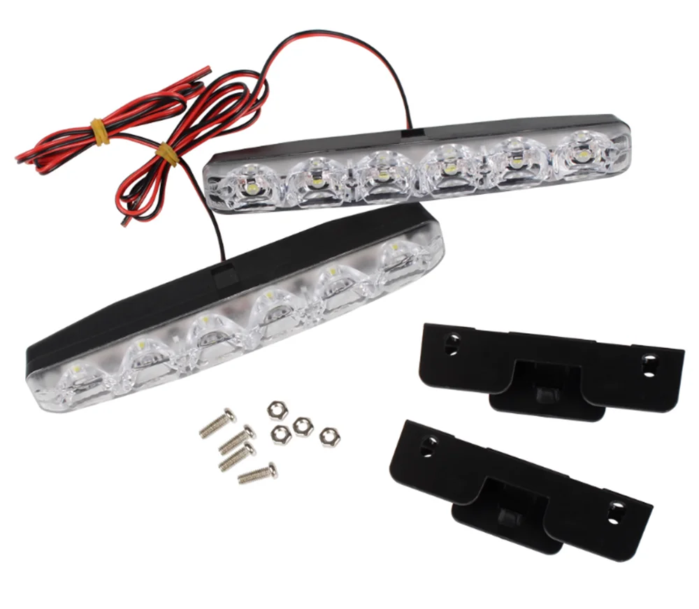 2 шт. светодиодные мотоциклетные Автомобильные дневные ходовые огни