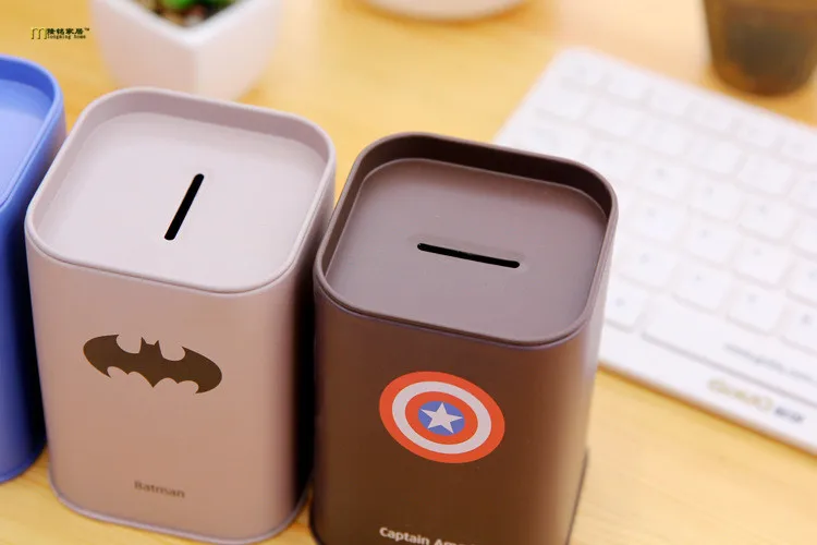 1 шт. Персонализированная квадратная копилка серия Logbook жестяная тарелка коробка