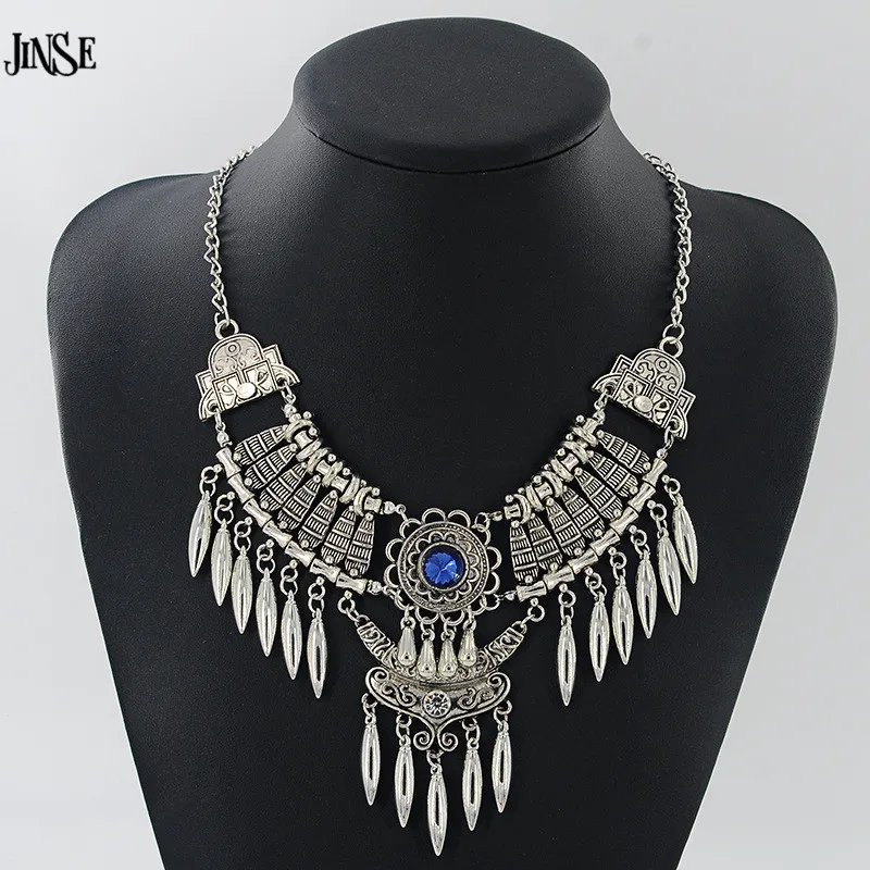 Женское Ожерелье JINSE винтажное ожерелье чокер с подвеской в виде листика и