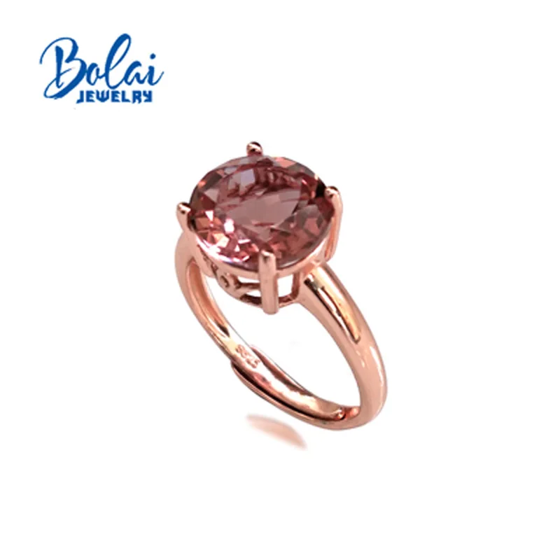 Bolaijewelry, кольцо из зултанита, 925 пробы, серебряное, создаваемое, меняющее цвет, драгоценный камень, элегантный дизайн, хорошее ювелирное изделие для женщин, повседневная одежда