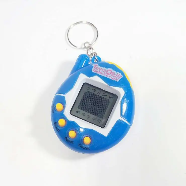 blue1 6 цветов тамагочи Новые 49 домашних животных 90S Ностальгический виртуальный питомец кибер Pet цифровой питомец тамагочи - Цвет: blue1