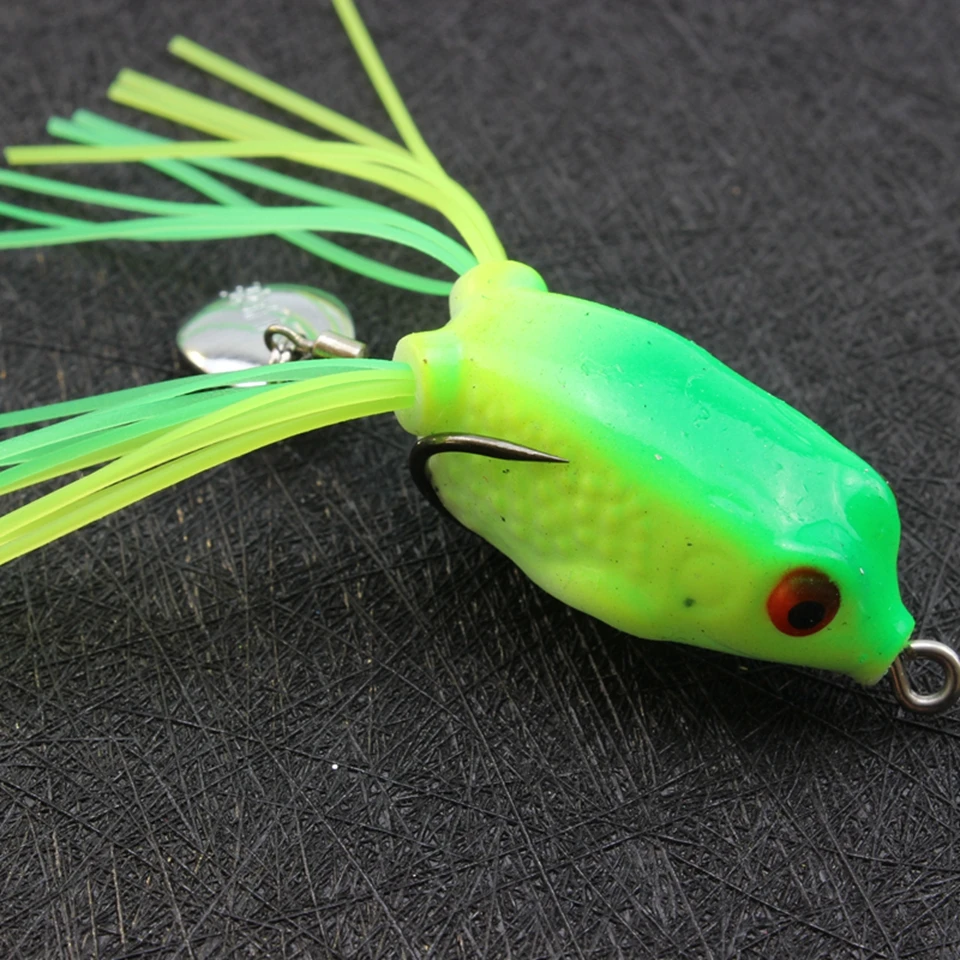 5 шт. Силиконовые Рыболовные Приманки в виде лягушки 3 см 4 г|Наживки для рыбной