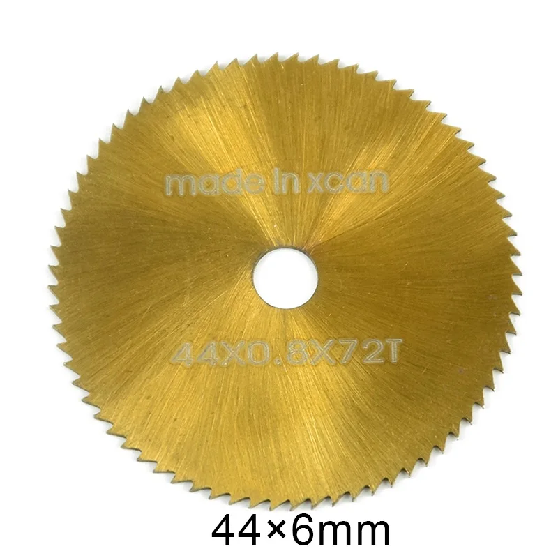 44mm with mandrel 1pc HSS 22/25/32/35/44/50 мм Мини циркулярная пила Лезвие Титан покрытием пильное полотно с оправки деревянный отрезной диск циркулярной пилы дисковые тормоза - Цвет: 44mm with mandrel