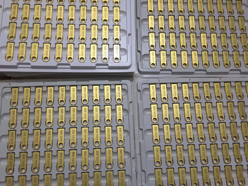 (Оптовая продажа с фабрики индивидуальный логотип) металлический Флешка 1 Гб 2 4 ГБ