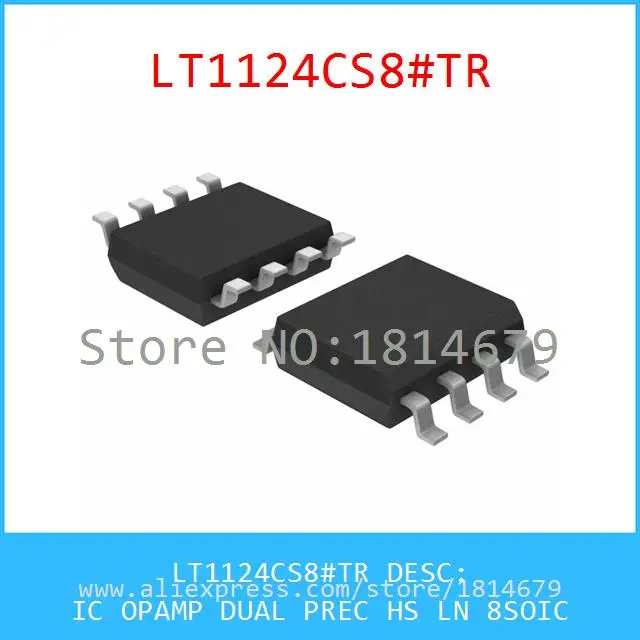 1 Шт./лот LT1124CS8 # TR IC ОПЕРАЦИОННЫЕ УСИЛИТЕЛИ DUAL PREC LN HS 8 SOIC 1124 LT1124 |