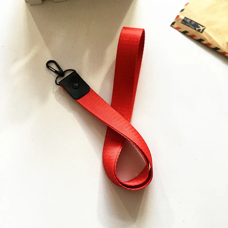 Long Red Распродажа ручной работы короткий и длинный брелок с лентой для женщин и мужчин ремешок для ключей цепочка для ключей бумажник кулон модное ювелирное изделие - Цвет: Long Red