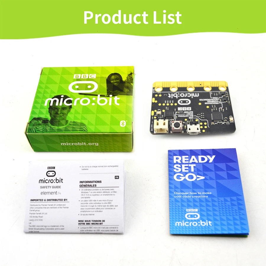 Макетная плата BBC micro:bit NRF51822 микроконтроллер с датчиком движения компасом