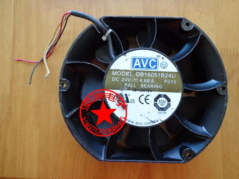 

Вентилятор для сервера AVC DB15051B24U P013 DC 24 В 150 A 150x170 x мм