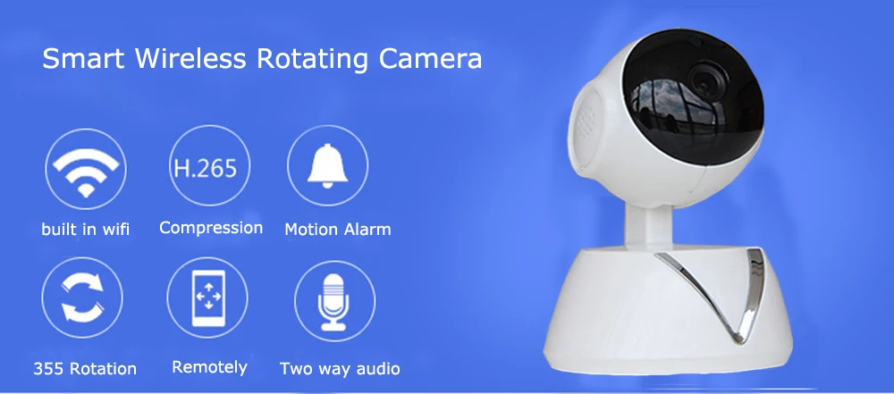 Wi Fi IP Камера Беспроводной 720 P умный дом безопасности Камеры Скрытого