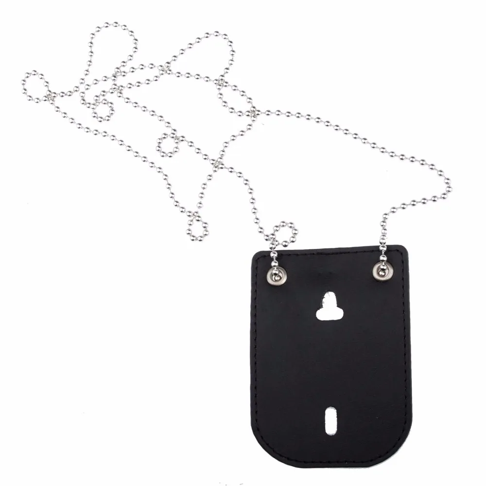 

OFFICER STYLE BADGE CLIP/NECK HANGER COMBO W/CHAIN-33029