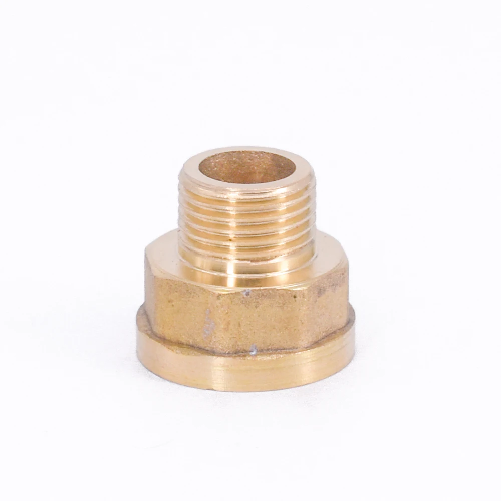 

Bushing 1/2" BSP Male x 3/4" Female Coupling Brass Pipe Fitting Connector Joint Adapter Length 31.6mm