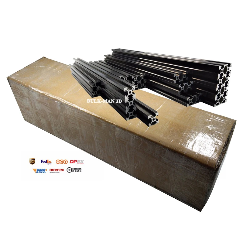 5 м/лот V Slot Linear Rail 2020 серебристый/черный анодированный алюминиевый профиль на DIY 3D