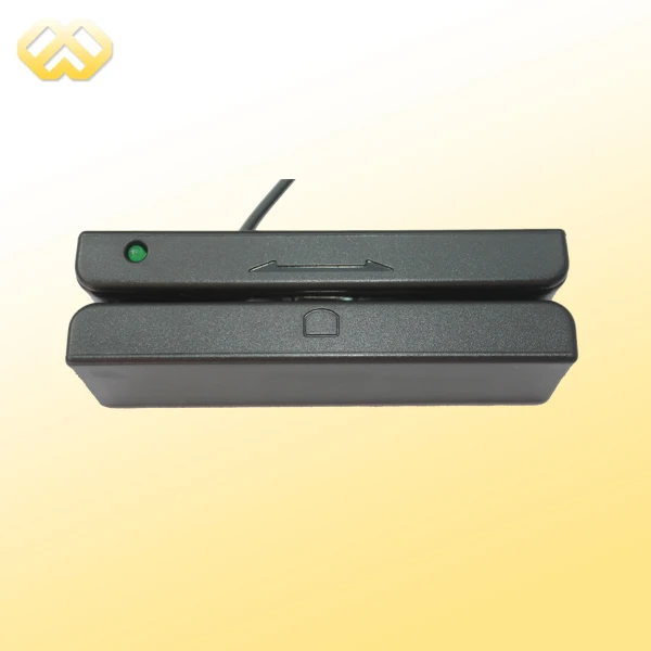 MSR01 дешевый USB/серийный/виртуальный COM считыватель магнитных карт 3 отслеживания |