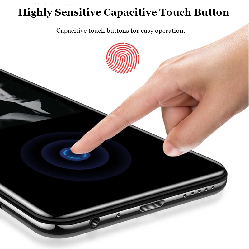 HLTON металлический HiFi Bluetooth MP3 музыкальный плеер HD сенсорный экран видео тонкий со