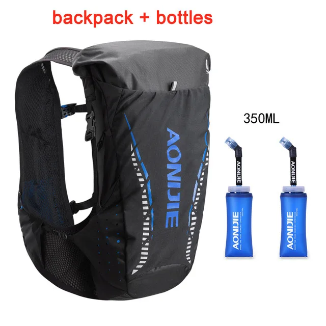 blue set 2 AONIJIE C943 18L Открытый легкий гидратационный Рюкзак Сумка жилет для 2L водный Пузырь Пешие прогулки бег марафон гонки - Цвет: blue set 2