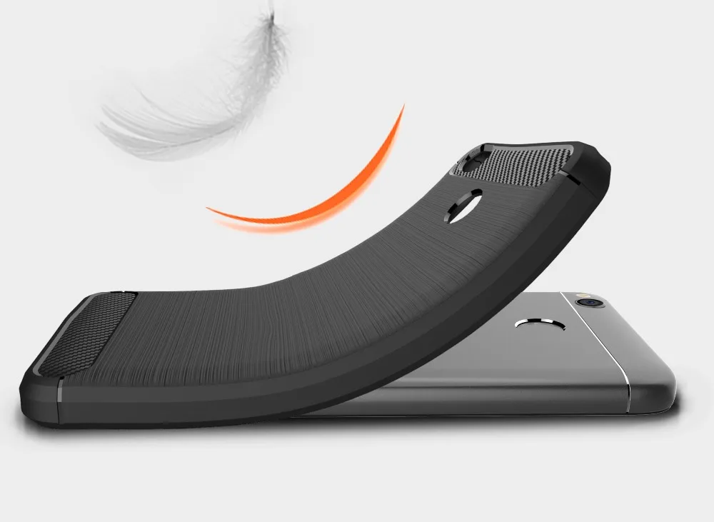 Чехол для Xiaomi Redmi 4A/Redmi 4X/Redmi 3 S Пластик Мягкий противоударный гибридный