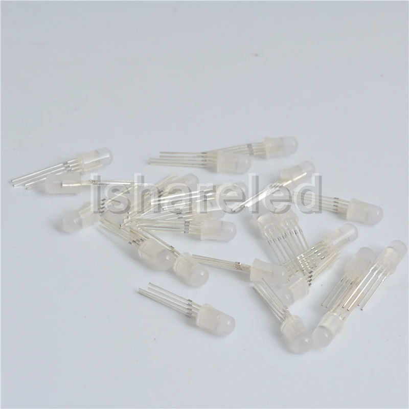 100 шт. P9823 F5 F8 5 мм 8 полноцветные RGB адресуемые светодиодные чипы Bead DC5V|f5 led|f5 mobilef5 |