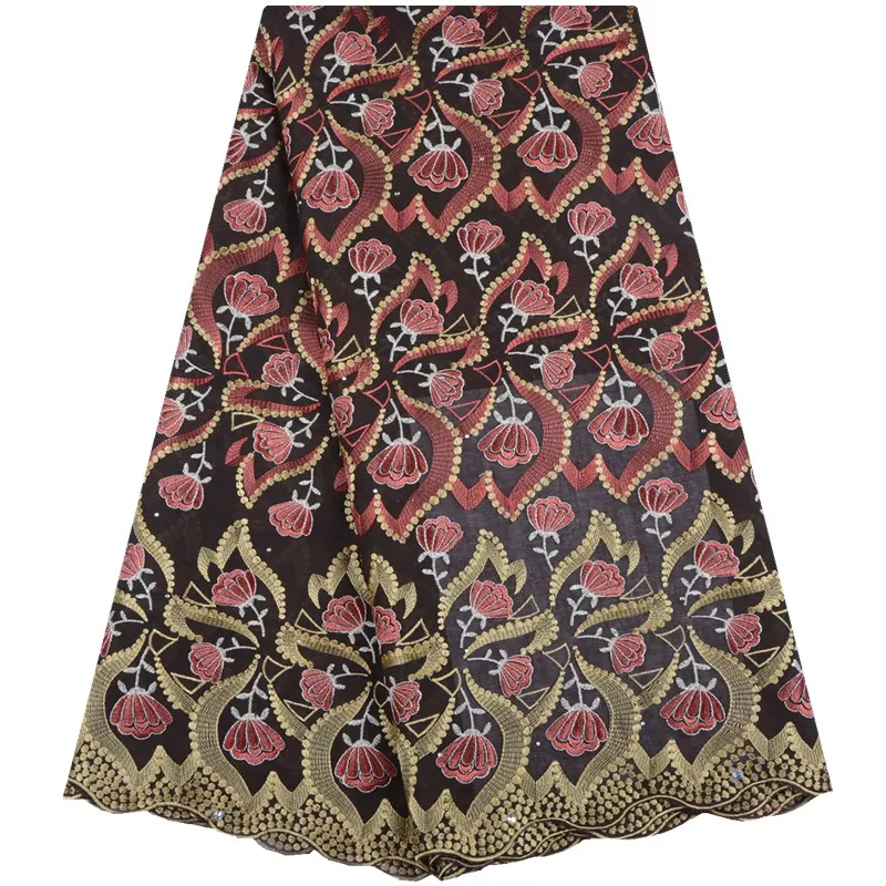 Африканская Хлопковая кружевная ткань 2019 высококачественное кружевное