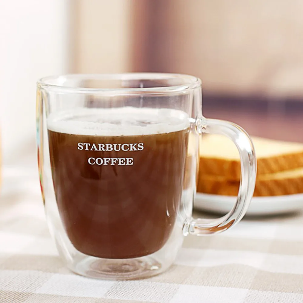 Термостойкие кружки ручной работы 350 мл здоровые кофейные чашки с двойными