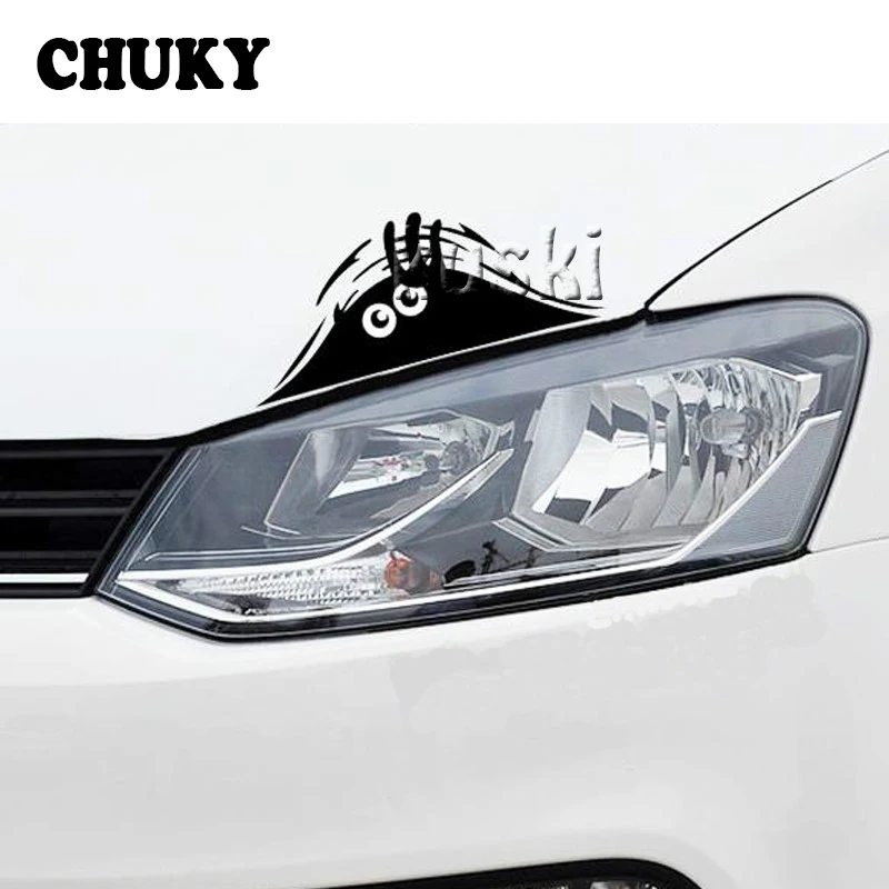 Автомобильные наклейки CHUKY забавный подглядывающий Монстр для Acura Chevrolet Cruze Aveo