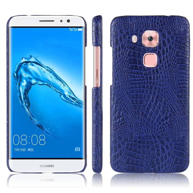 Чехол для Huawei Nova Plus MLA L03 L11 Жесткий ПК с крокодиловым лицевым покрытием + задняя