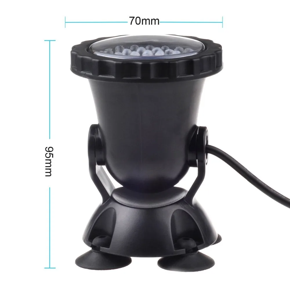 1 pin 4 36LED RGB погружной прожектор Подводный красочный пейзаж свет лампа Наружное
