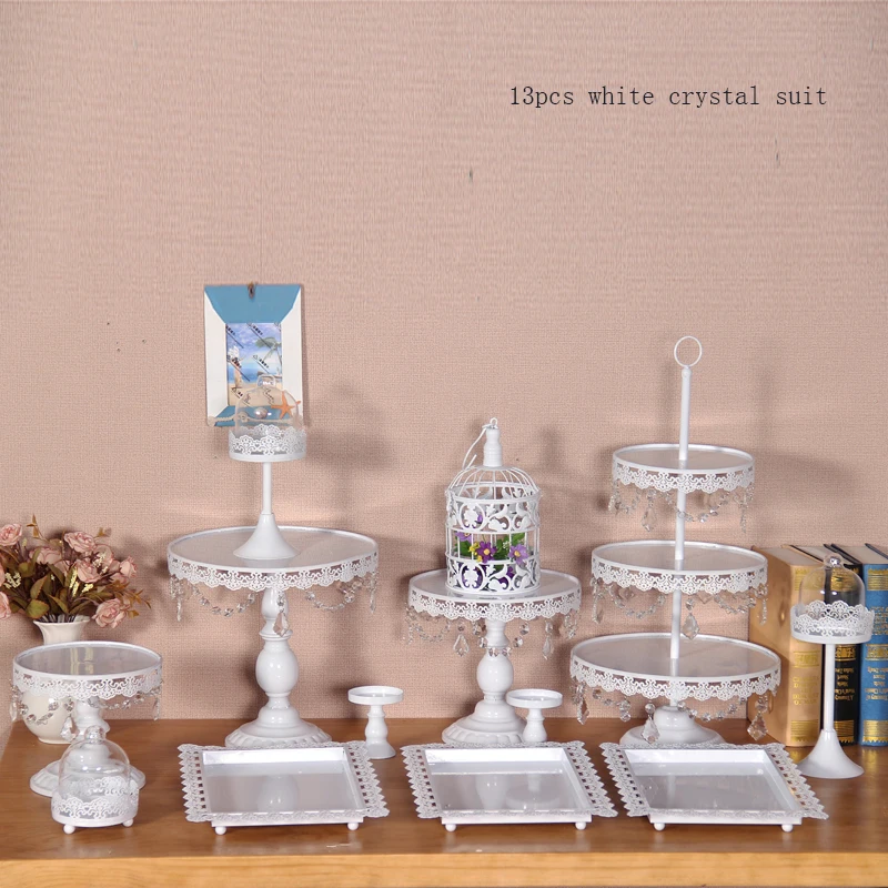 Подставка для торта золотого цвета набор из 13 предметов лоток дисплея свадебного